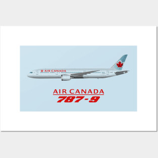 Air Canada 787-9 Posters and Art